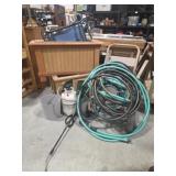 Hose Reel, Hoses, Planters, Garden Stool & More
