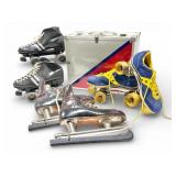 Vintage Spot-Bilt Roller Skates & Ice Skates