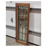 Leaded Beveled Mirrored Back Glass