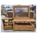 Console Table, Magazine Table & Frame