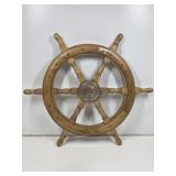 Wooden Ship Wheel Decor