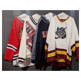 Sports Jerseys: Chicago Blackhawks & Wolves