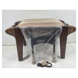 Footstool, Wrought Iron Hook, Boot Scraper