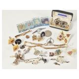 Menï¿½s Jewelry: TWA Pins, Cuff Links & Tie Clips