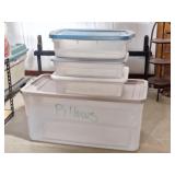 4 Storage Totes
