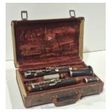 Antique Wood Dayton Ohio Clarinet Dabico w/ Case