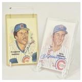 2 Cubs Autographed Postcards: Williams & Jenkins