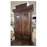 Antique Eastlake Walnut Wardrobe