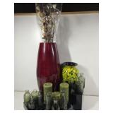 Art Glass Vase, Large Bamboo Vase & More