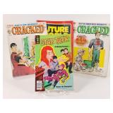 Star Trek Comic, 2 1970s Cracked Magazines & More
