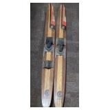 2 Vintage Wooden Cyprus Gardens Water Skis