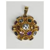 4.85 Grams 18KT Gold Sputnik Pendant