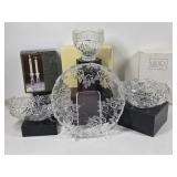 Pottery Barn Vases, Crystal, Picasso Plate