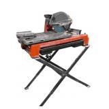 Husqvarna TS60 Sliding Tile Saw on Stand