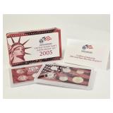 2005 United States Mint Silver Proof Set