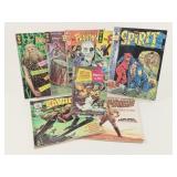 8 Vintage Comics: Doc Savage, Spirit, Phantom