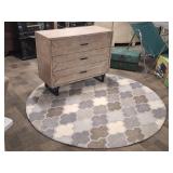 Mercana Entry Chest & Surya Area Rug