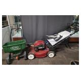 Toro Recycler Mower & Scotts Spreader