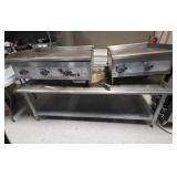 Stainless Steel Work Surface & Vollrath Grills