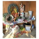 Outdoor Decor, Flood Lights, Basins, Wreaths