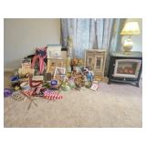 Electric Fireplace, Floral Decor, Americana Decor