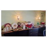 Christmas China, Cannister Set, Decroative China