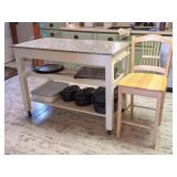 Granite Top Island, Barstool, Cookbooks