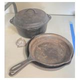 Cast Iron: Griswold Dutch Oven & USA Skillets