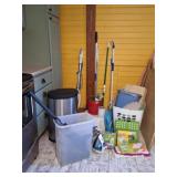 Cleaning Supplies, Trash Can, Shark