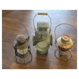 Railroad Lanterns: Adlake, Handlan, Dietz