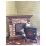 2 Electric Fireplace Heaters - BOTH WORK