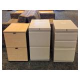3 File Cabinets