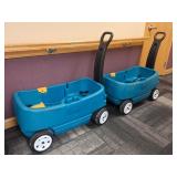Two STEP2 Wagons