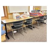 2 Tables & 4 Action Stacker Chairs