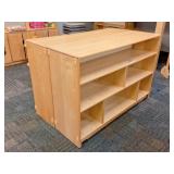 (2) Community Playthings Wooden Bookcases
