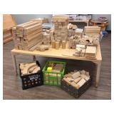 Huge Assortment of Stackable Wood Blocks