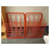 Pair of Red Drying Racks