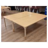 (2) Community Playthings Adjustable Height Tables