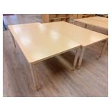 (2) Community Adjustable Height Tables