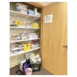 Art Supplies Left Side: Bubble Machine, Crayons