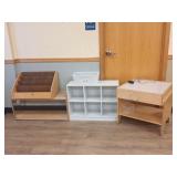 Whitney Lighted Table & Book Display / Rack