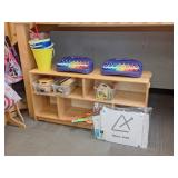 Community Bookcase & Children's Musical Equipment