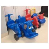 3 Riding Toys & 1 Rocking Little Tikes Dog