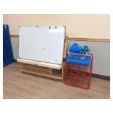 Dry Erase Art Easel & Drying racks