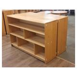 (2) Community Playthings Wooden Bookcases