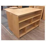 (2) Community Playthings Wooden Bookcases