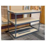 Metal Rack w/ Pressed Board Shelf
