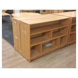 (2) Community Playthings Wooden Bookcases