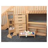 Community Bookcase, Kaplan Side Tables & More