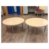 (2) Community Playthings Wooden Bookcases